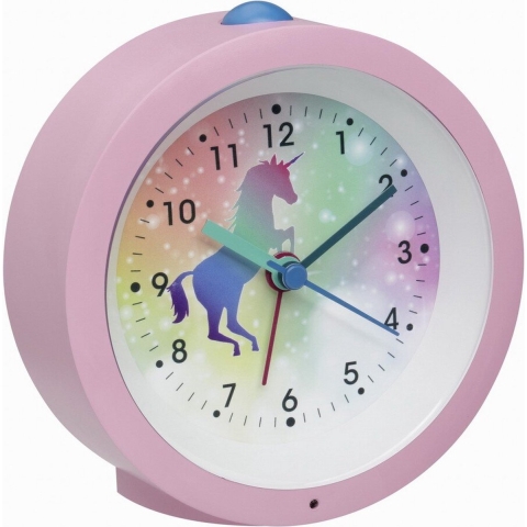 TFA Dostmann 60.1033.12 Wekker Kwarts Roze Slepend uurwerk (geluidsloos)