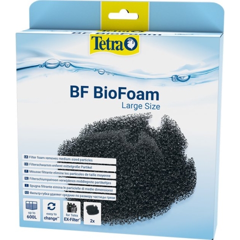 Tetra - Aquariumfilter - Aquarium - Tetra Tec Ex1200 Bf Filterpatroon 4,9x21,5x21,5cm Zwart - 1st