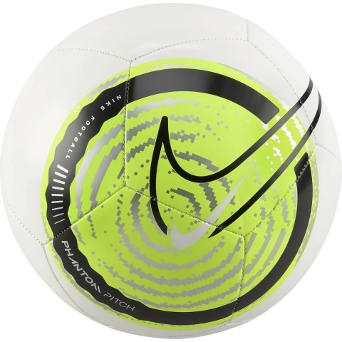 Nike FZ3060-101 Voetbal Phantom Wit Neongeel Zwart - Maat 5