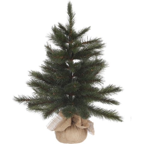 Triumph Tree Forest Frosted Kunstkerstboom in Jute - H60 xØ46 cm - Groen