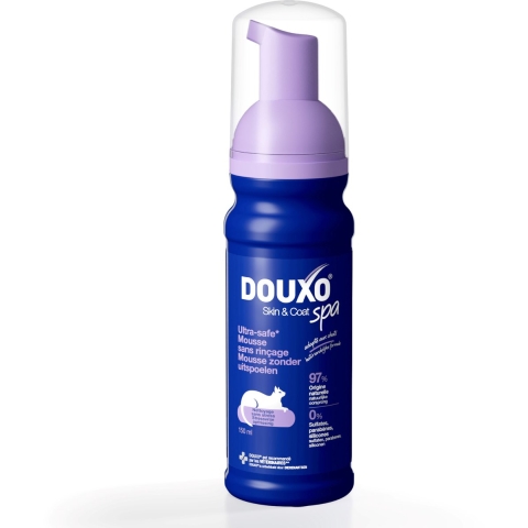 Douxo Spa mousse zonder uitspoelen voor de kat 2 x 150 ml