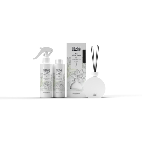6x Therme Home Perfume Spray Zen White Lotus 150 ml