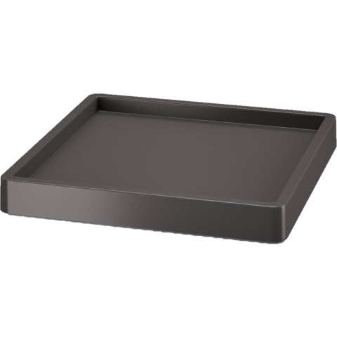 Prosperplast Plantenonderzetter - vierkant - 45 cm - antraciet -