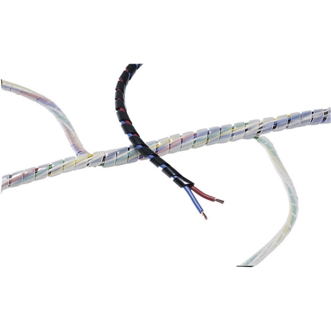 HellermannTyton 161-41204 SBPE9D-PE-BK-5M Spiraalslang 10 tot 100 mm Zwart 5 m