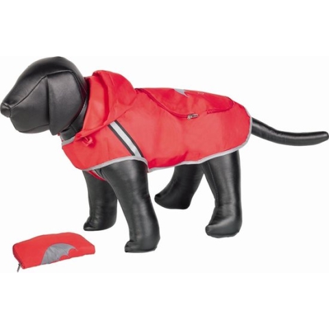 Nobby Regenjas Voor De Hond - Dierenkleding - Rood - 26 cm