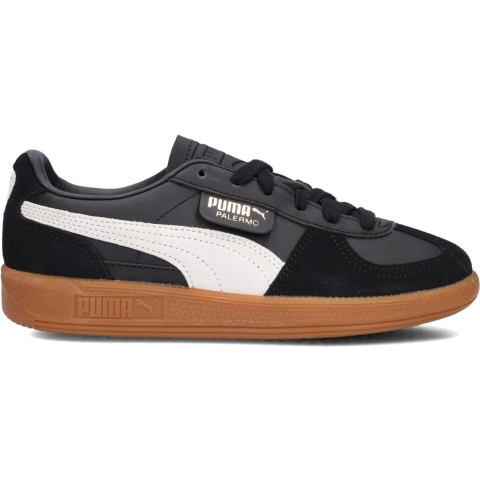 Puma Schoenen - Palermo Lth Jr - Puma Black/Veergrijs - Puma - 38 - Schoenen