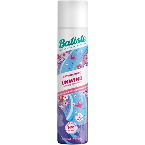 6x Batiste Droogshampoo Unwind 200 ml