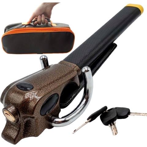 Gtrise Stuurslot Voor Auto - Stoplock - Auto - Camper - Pro - Met Ebook&Opbergtas,