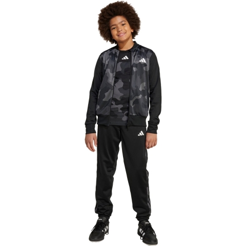 adidas Performance Trainingspak - J Camo T TS 3S - Black/White - adidas Performance - 14 jaar (164) - Trainingspak