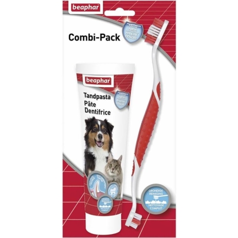 Beaphar Hondentandenborstel En Tandpasta - Combi Pack - 1 St
