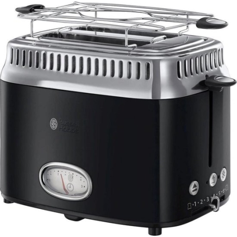 Russell Hobbs 21681-56 Retro Classic Noir Broodrooster - Zwart
