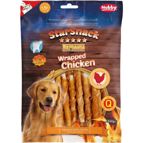 Nobby - Starsnack Barbecue Wrapped Chicken - 900 g