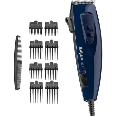 BaByliss Mains E695E Tondeuse - Tondeuse met Snoer - Extra Brede Messen - 8 opzetkammen