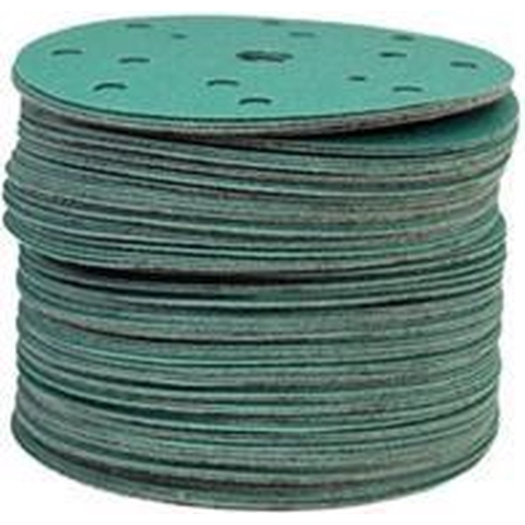 RODAC schuurschijven"green"150mm - 15 gaten P240 (100 stuks)