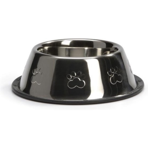 Beeztees Steeldish - Hondenvoerbak - Antislip - 0,9L
