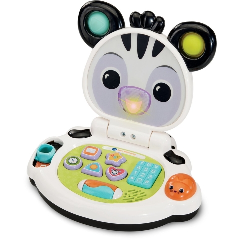VTech Baby Premium Collectie Zeebra Laptop + Licht en Geluid