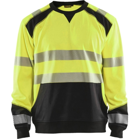 Blåkläder Sweatshirt High-Vis 35412528 | High-Vis Geel/Zwart | Maat XS - 7330509609880