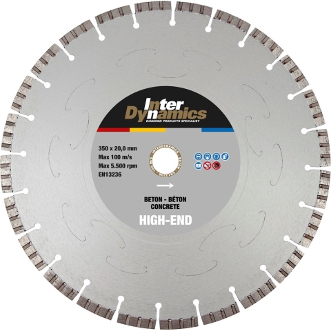 Inter Dynamics Diamantzaag Beton High-End 300x20mm - 147303