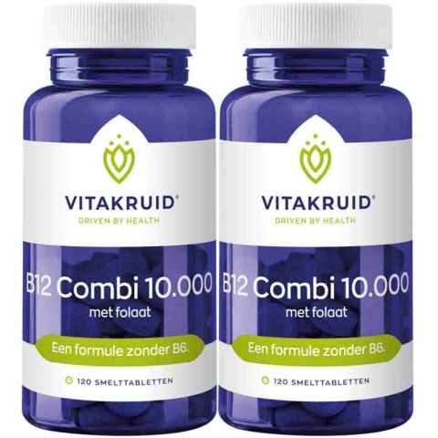 Gratis Verzending: 2x Vitakruid B12 Combi 10.000 120 tabletten