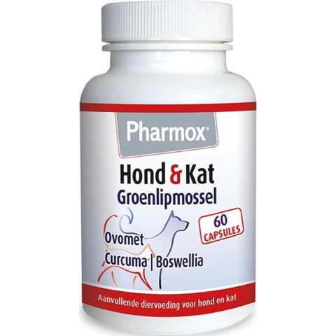 Pharmox Hond & Kat Groenlipmossel 60 capsules