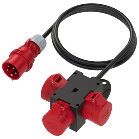 PCE 9430718 9430718 CEE-stroomverdeler 400 V 16 A
