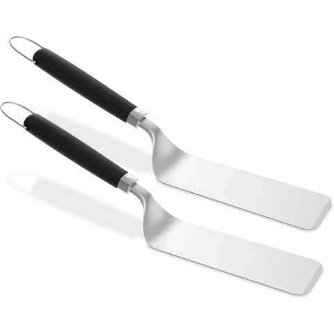 2-delige spatelset voor Plancha Spatel