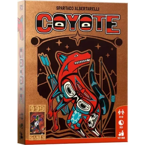 999 Games Kaartspel Coyote Junior Karton 42-delig