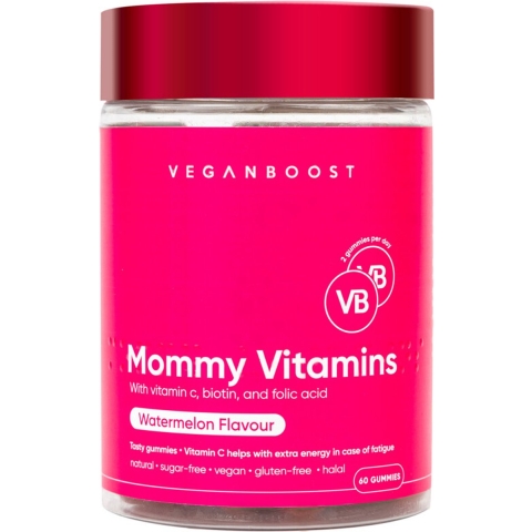 Gratis Verzending: Veganboost Hair Vitamins Mommy Watermeloen 60 gummies