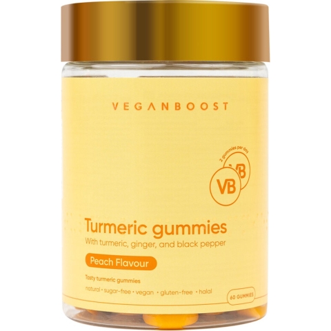 Gratis Verzending: Veganboost Kurkuma 60 gummies