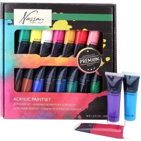Acrylverf Set - 18 Delig - 36ML | Acrylic Paint Set