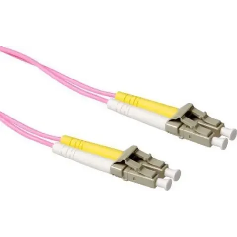 ACT 15 meter LSZH Multimode 50/125 OM4 glasvezel patchkabel duplex met LC connectoren RL9715