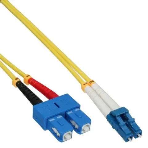 ACT 30 meter LSZH Singlemode 9/125 OS2  glasvezel patchkabel duplex met LC en SC connectoren RL8930