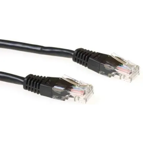ACT IB8900 - Cat 6 UTP-kabel - RJ45 - 0.5 m - Zwart