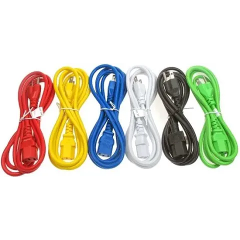 ACT Schuko - C13, 3.0m electriciteitssnoer Rood 3 m C13 stekker