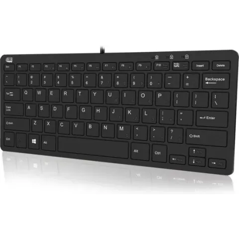 Adesso SlimTouch 510 toetsenbord USB QWERTY Amerikaans Engels Zwart