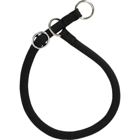 Adori Sliphalsband rond met stop Zwart 60x1,3 cm