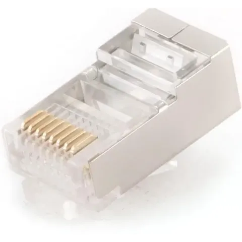 Afgeschermde modulaire RJ45 stekker, 8P8C