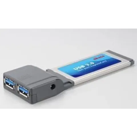 Akasa USB 3.0 Express card with 2 Super Speed USB 3.0 Ports for notebooks