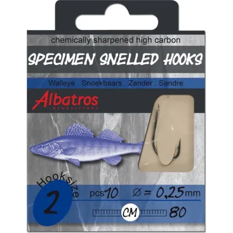 Albatros Snoekbaars Hakenboekje - 80 cm - Haakmaat 2