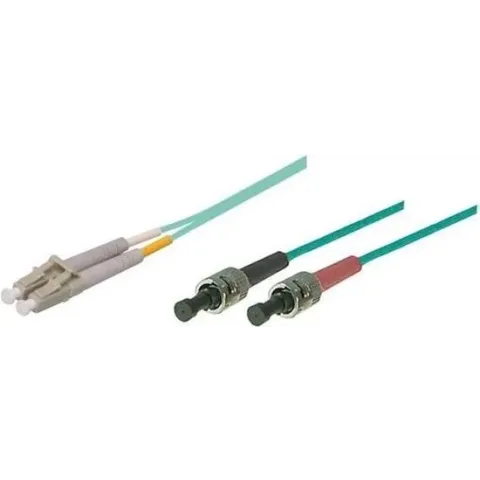 Alcasa 3m, ST/LC Glasvezel kabel OM3 Turkoois