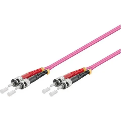 Alcasa LW-805ST4 Glasvezel kabel 5 m OM4 ST Violet