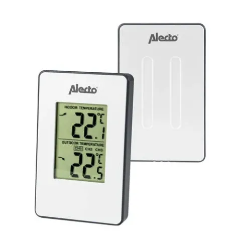 Alecto WS-1050 - Weerstation met draadloze buitensensor, wi