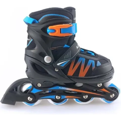 Alert Inline Skates Maat 31-34 Blauw/Oranje/Zwart