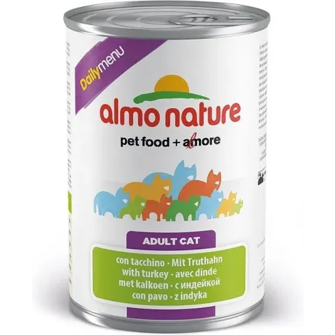 Almo Nature Daily Menu - Kalkoen - Kattenvoer - 12 x 400 g