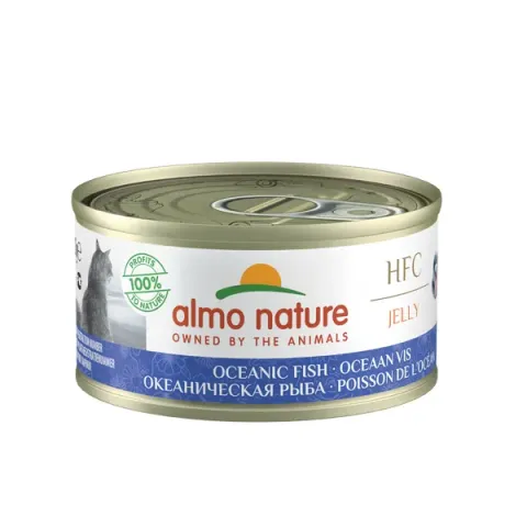 Almo Nature Hfc Cat Natural Blik 70 g - Kattenvoer - Oceaanvis Classic