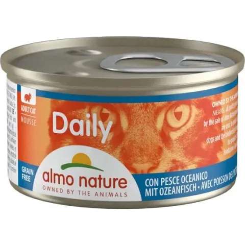 Almo Nature Kattenvoer - Daily Menu Mousse Oceaanvis - 24 x 85g