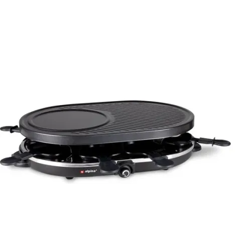 Alpina Gourmetstel - Bakplaat - 1200W - 8 Personen
