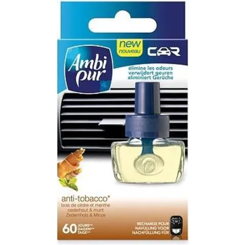 Ambi Pur Auto Luchtverfrisser Navulling After Tobacco 8 ml