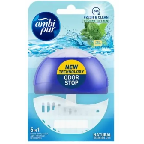 Ambi Pur Toiletblok Starterkit 5in1 Fresh Water & Mint