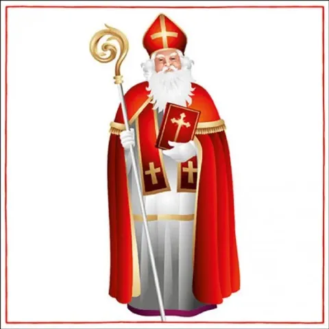 Ambiente - St. Nicholas - Sinterklaas servetten - Papieren lunch servetten - 33x33cm